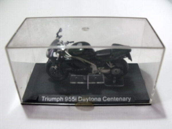 Modellino Moto scala 1:22 per collezionisti TRIUMPH 955I DAYTONA CENTENARY  [N1]