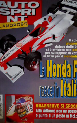 Autosprint 19 1998 Sfogo Villeneuve. La Honda F1 nasce in Italia. Ferrari SC.58