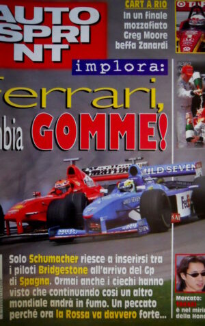 Autosprint 20 1998 Ferrari cambia gomme. Takagi è nel mirino della Honda SC.58