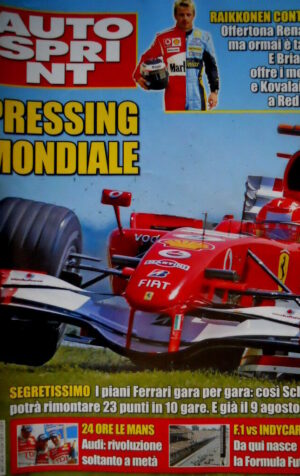 Autosprint 25 2006 Raikkonen conteso. I piani Ferrari. Rivoluzione Audi SC.58