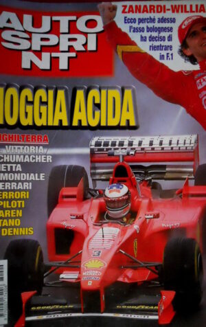 Autosprint 29 1998Zanardi- Williams: rientro in F1. Inghilterra: 1° Schumi SC.58