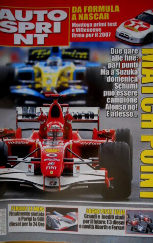 Autosprint 40 2006 Svelata la 908 diesel per la 24 Ore. Novità Abarth  SC.57