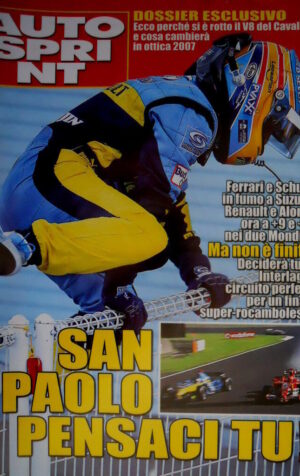 Autosprint 41 2006 La rottura del V8 del Cavallino. Hamilton in Brasile SC.57