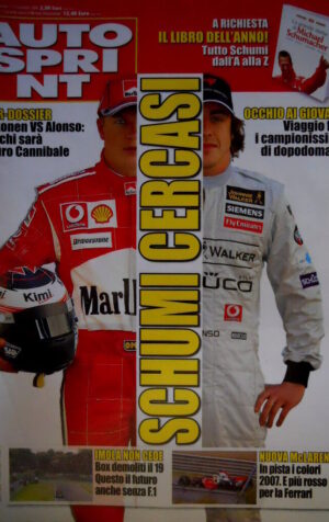 Autosprint 45 2006 Nuova McLaren in pista. Dossier: Raikkonen vs Alonso SC.57