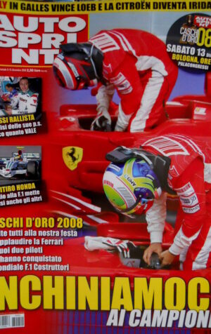 Autosprint 50 2008 Rally: in Galles vince Loeb. Ritiro Honda. Caschi d'Oro SC.58