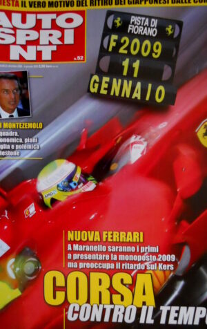 Autosprint 52 2008 Ritiro dei giapponesi dalle corse. Nuova Ferrari.  SC.58