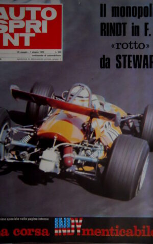 Autosprint 21 1970 Foto Poster Eagle, McNamara, Thermo King Special. Stewart