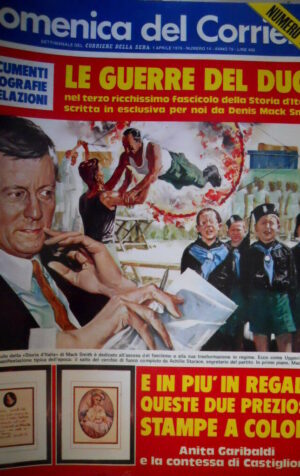 Domenica del Corriere 14 1976 Inserto Domenica Bis. Le guerre del Duce C49