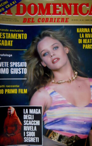 Domenica del Corriere 43 1981 La Huff rivale di Heather Parisi. Pavarotti C49