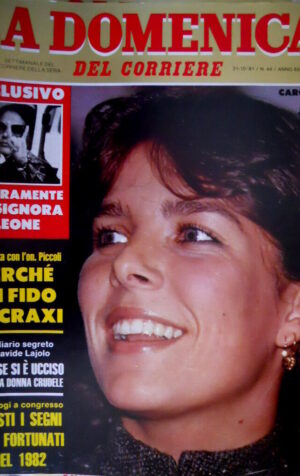 Domenica del Corriere 44 1981 On. Piccoli parla di Craxi. C. Di Monaco C49