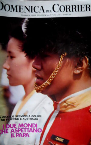 Domenica del Corriere 48 1970 Le Filippine e Australia aspettano il Papa. C49