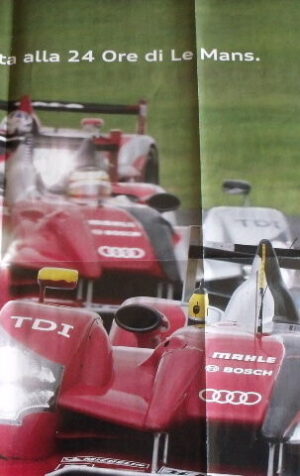 Poster 70x55 - AUDI R15 TRIPLETTA LE MANS -   [AS3] -2