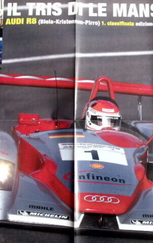 Poster 70X55 - AUDI R8 LE MANS 2000 2001 2002 [AS3] -91
