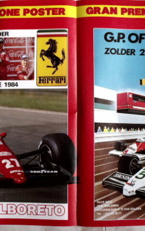 Poster 80X55 - FERRARI ALBORETO GP BELGIUM F1  [AS3] -96