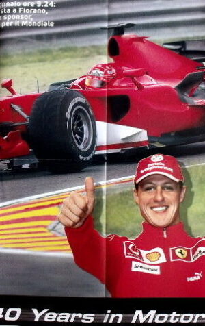 Poster 80X55 - FERRARI V8 SCHUMACHER -  [AS3] -55