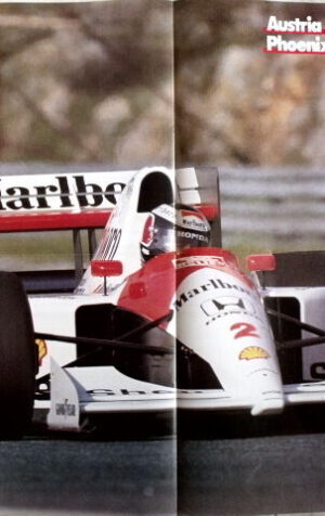 Poster 80X55 - GERARD BERGER MC LAREN MP4 -   [AS3] -67