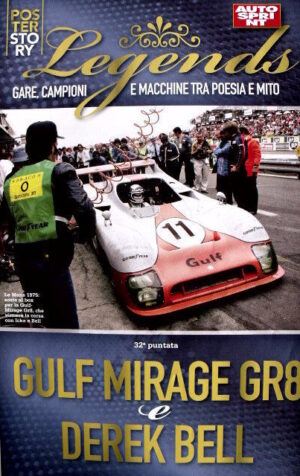 Poster Story LEGENDS - Gulf Mirage GR8 & derek Bell  [AS3] -120