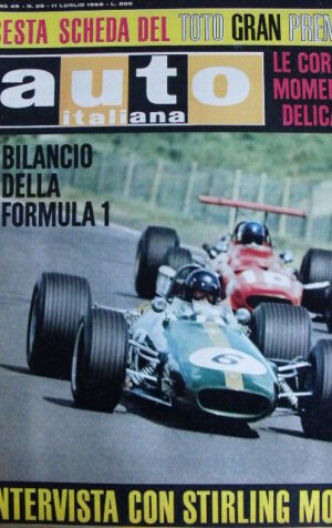 Auto Italiana n°28 1968 Intervista con Stirling Moss - Karting campionato [Sc.7]