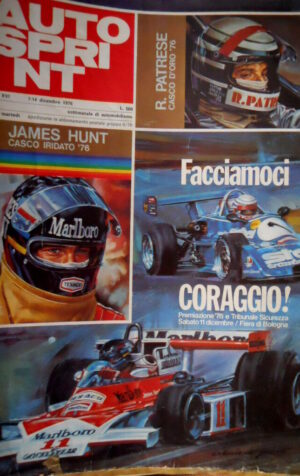 Autosprint 49 1976 Patrese Casco Oro 76. Rally Inghilterra: dominio Escort [C52]