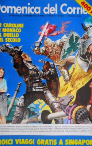 Domenica del Corriere 14 1977 Tragedia di Pellizza da Volpedo. C. di Monaco C51