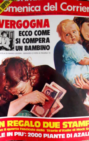 Domenica del Corriere 15 1976 2 Stampe 'Storia d'Italia'. Spedizione Sahara C51