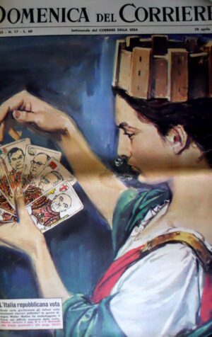 Domenica del Corriere 17 1963 Hitchcock: Notte di Bufera.Italia repubblicana C50