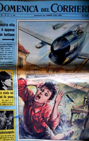 Domenica del Corriere 17 1964 Michelangelo. Dott Renzo Ferrari. Safari Kenia C50