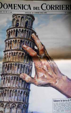 Domenica del Corriere 19 1963 Salvare la torre di Pisa. Alessandra di Kent C50