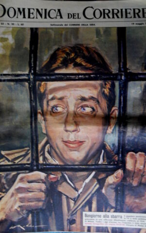 Domenica del Corriere 20 1963 Processato e assolto Mike Bongiorno. Elezioni C50