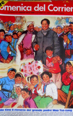 Domenica del Corriere 39 1976 Ritratto Mao Tse Tung. Lauda in pista. Fiat C51