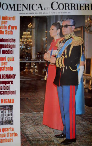 Domenica del Corriere 43 1971 Favola d'oro dello Scià.Cassius Clay in Italia C50