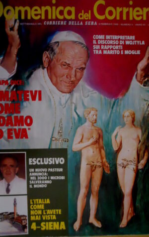 Domenica del Corriere 6 1980 Discorso Wojtyla. 'Batteri salveranno il mondo' C51