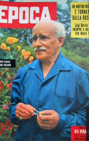 Epoca 155 1953 Arturo Toscanini. Profughi italiano in Svizzera. Erede Stalin C52