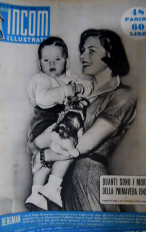 La Settimana Incom Illustrata 26 1952 Ingrid Bergaman. Gregory Peck. 1945 C52