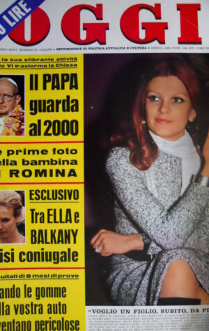 Oggi 50 1970 Il Papa guarda al 2000. Ornella Vanoni. Il Principato di Monaco C52
