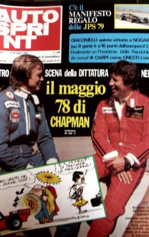 Autosprint 28 1978 Copertina Ronnie Peterson Mario Andretti Lotus JPS [Sc.40]