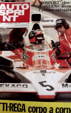 Autosprint 39 1974 Emerson Fittipaldi & Clay Regazzoni corpo a corpo  [Sc.40A]