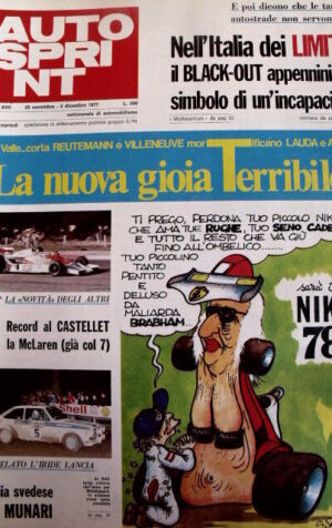 Autosprint 48 1977 Lancia Stratos doccia svede per Sandro Munari  [Sc.40A]