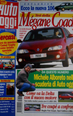 Auto Oggi 6 1996 Test della Mégane Coach. Ecco la nuova Peugeot 106 [Q70]