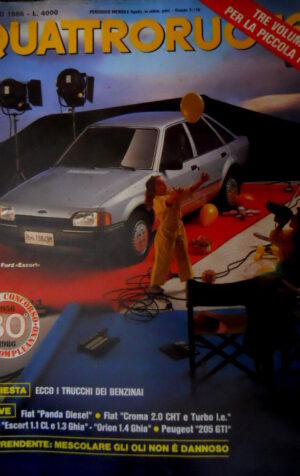 Quattroruote 367 1986 Tre volumi per la piccola Fiat. Nuova Ford Escort [Q71]