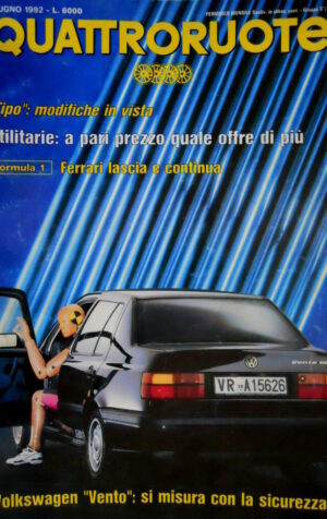Quattroruote 440 1992 VW Vento. Ferrari lascia e continua. Mercedes 190   [Q68]
