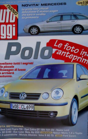 Auto Oggi 1 2001 Test Seat Leon Cupra, Opel Zafira. Alboreto: Volvo S60 T5 [Q74]