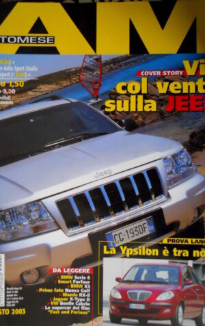 Automese 2003 Prova Lancia Y. Mercedes del futuro e Ferrari 460. Chrysler [Q74]