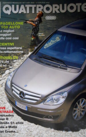 Quattroruote 597 2005 Prove Mercedes ClasseB. Citroen C1 sfida Panda [Q74]