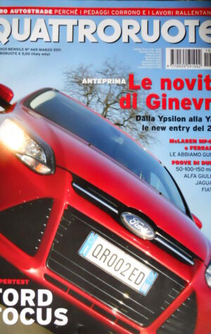 Quattroruote 665 2011 Test Ford Focus. Prove Alfa Giulietta, Jaguar XF [Q74]