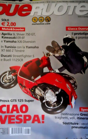 Dueruote 51 2009 Prova GTS 125 Super. Ducati Streetfighter S e Buell 1125  [Q76]