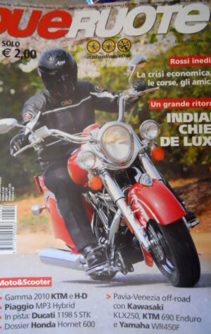 Dueruote 54 2009 Ritorno Indian Chief De Luxe. Dossier Honda Hornet 600  [Q76]