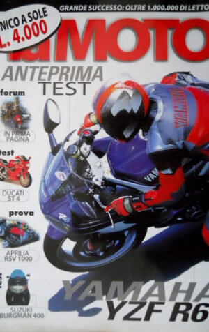 La Moto 11 1998 Test Yamaha YzF R6. Prova Aprilia RSV 1000, Suzuki Burgman [Q76]