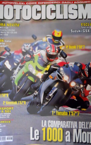 Motociclismo 3 2004 Esclusiva Suzuki GSX R 750. Test BMW R, Pampera 250 [Q76]