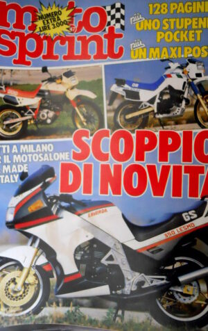 Motosprint 47 1985 Novità Moto Salone Milano. Veloce Suzuki GSX R 1100 [Q76]